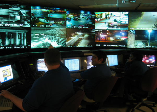 Security operations monitors used for reviewing system and network activity